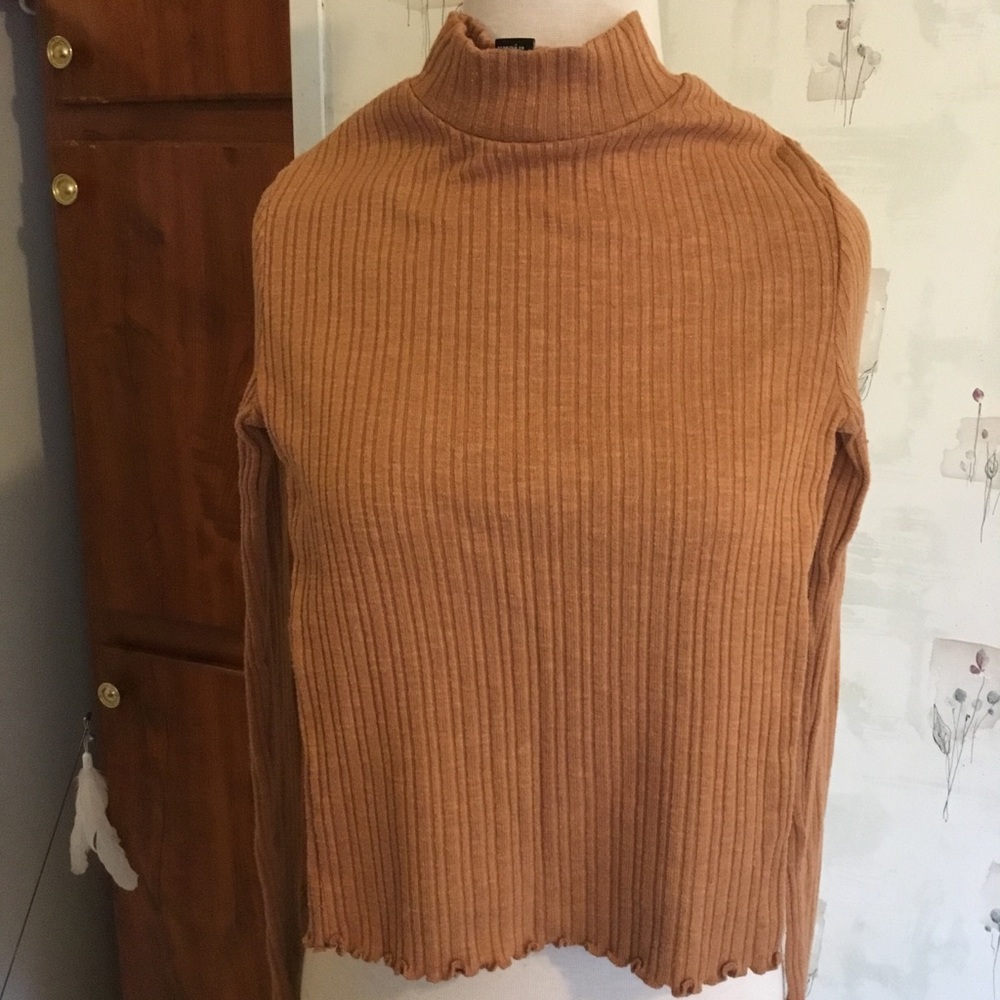 Forever 21 mock neck long sleeve top
